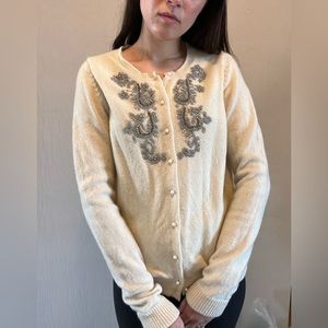 Eddie Bauer Vintage Beaded Sweater